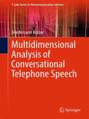 cover image of Multidimensional Analysis of Conversational Telephone Speech